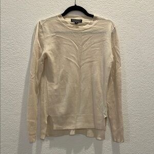 Magaschoni New York Cashmere Cream Ivory Long Sleeve Sweater